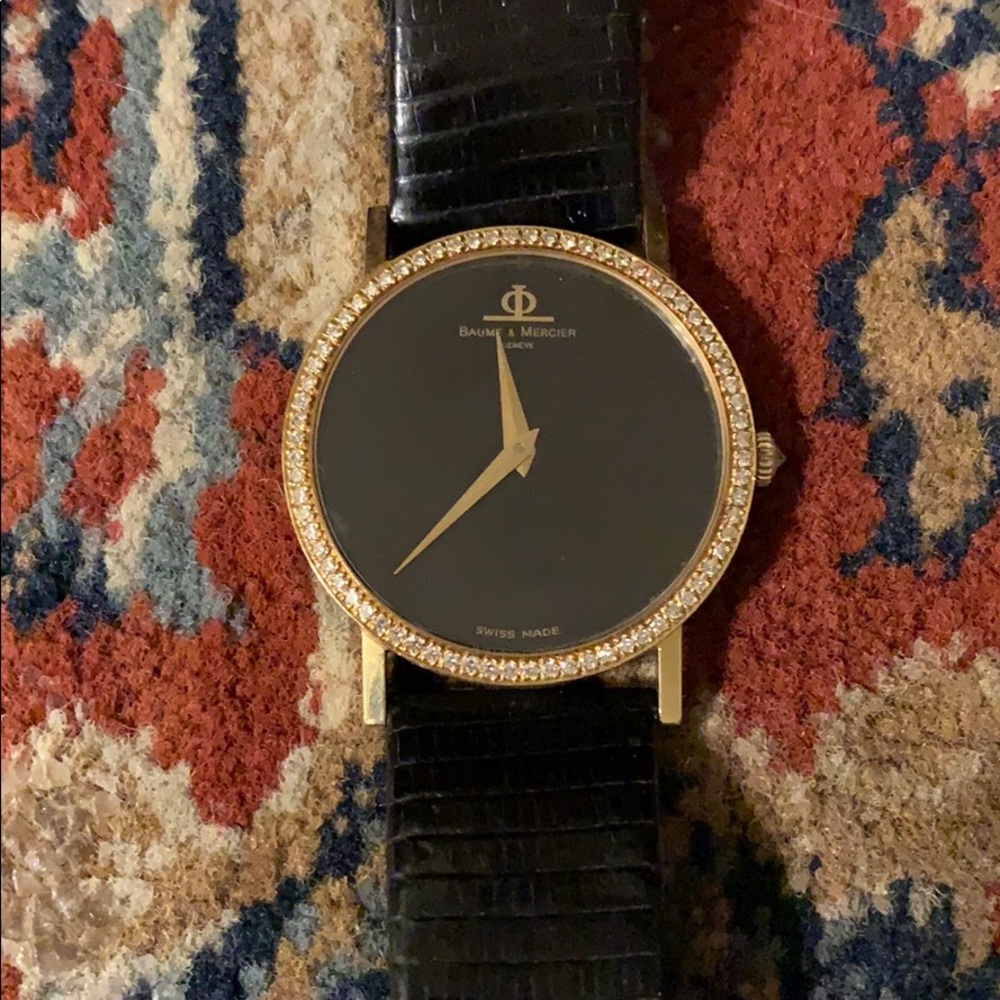 Baume & Mercier Vintage 18k Gold Watch